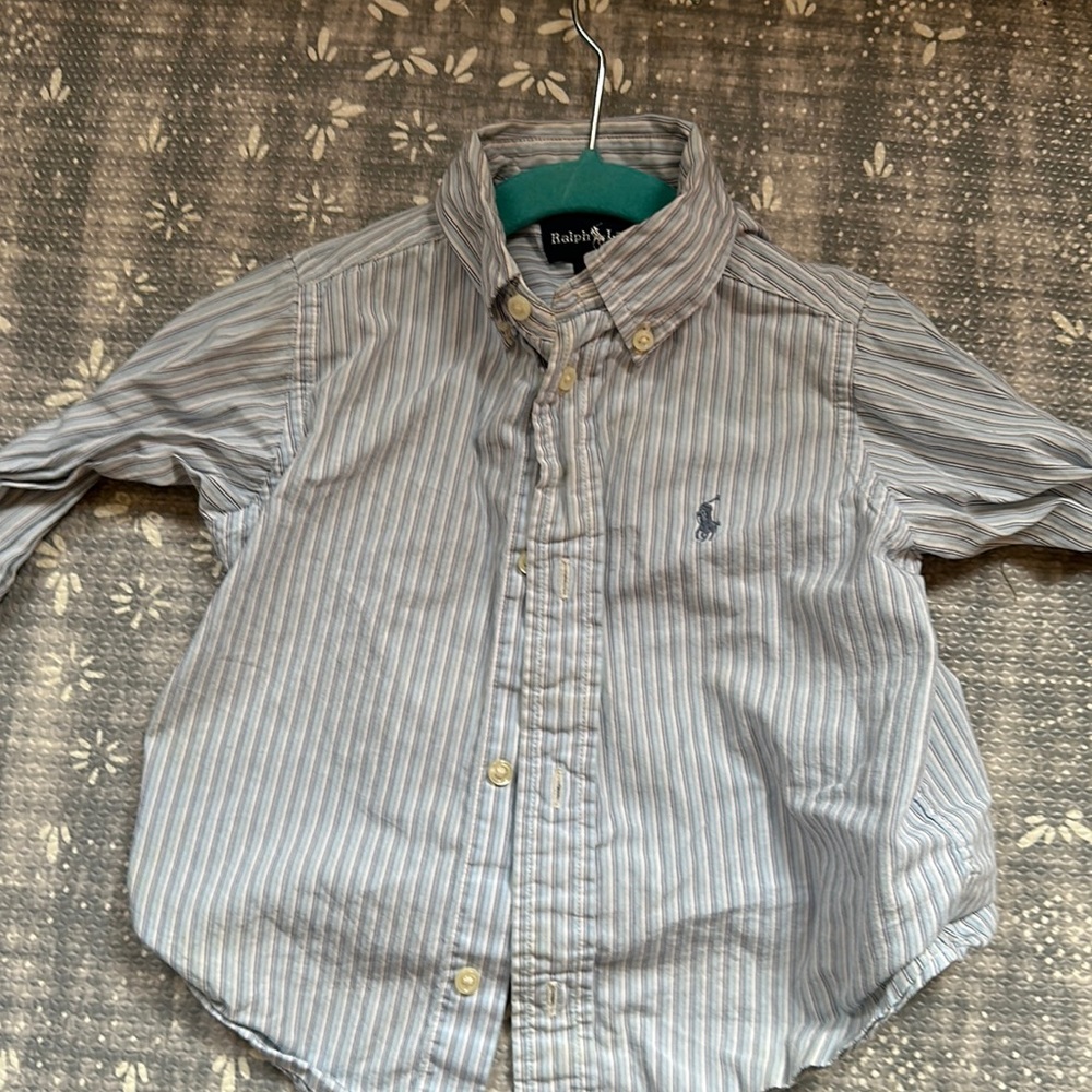 Ralph Lauren boys striped button down
